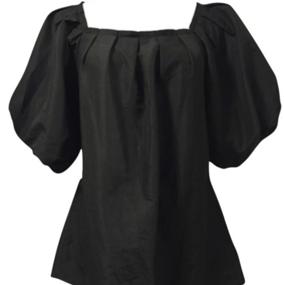BEDO puffy sleeve blouse with pockets